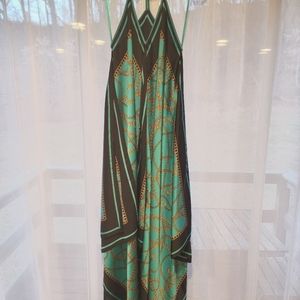 Michael Michael Kors Scarf Maxi Dress